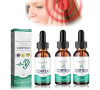 Cortexi Hearing Support Drops - Helps with Eardrum Health, Cortexi Ear Drops,Cortexi Drops - for Ear Health,Supports Healthy Hearing - Cortexi Hearing Support Supplement (3pcs)