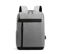 Cortexura Computer backpack, nylon waterproof, large capacity for both shoulders, comfortable and breathable, suitable for business trips,(Grey)