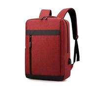 Cortexura Computer backpack, nylon waterproof, large capacity for both shoulders, comfortable and breathable, suitable for business trips,(Red)