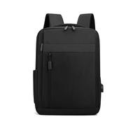 Cortexura Computer backpack, nylon waterproof, large capacity for both shoulders, comfortable and breathable, suitable for business trips,(Black)