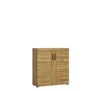 Furniture To Go Cortina 2 Door Shoe Cabinet In Grandson Oak Effect, Brown