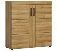Cortina Oak Effect 2 Door Shoe Cabinet