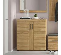 Cortina Shoe Cabinet - 2 Door - Oak