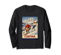 Cortina Vintage Evening Style Wool Effect Long Sleeve T-Shirt