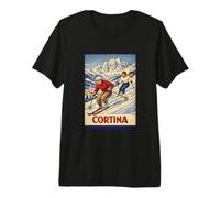 Cortina Vintage Evening Style Wool Effect Premium T-Shirt
