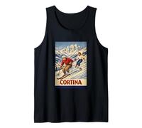 Cortina Vintage Evening Style Wool Effect Tank Top
