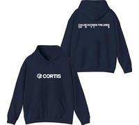 Cortis Merch Color Outside The Lines Hoodie Men Women Korean Team Sweatshirt Tracksuit Pullover Coat (Navy,XXS)