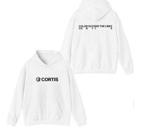 Cortis Merch Color Outside The Lines Hoodie Men Women Korean Team Sweatshirt Tracksuit Pullover Coat (White,L)
