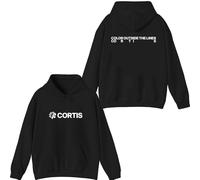 Cortis Merch Color Outside The Lines Hoodie Men Women Korean Team Sweatshirt Tracksuit Pullover Coat (Black,4XL)