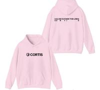 Cortis Merch Color Outside The Lines Hoodie Men Women Korean Team Sweatshirt Tracksuit Pullover Coat (Pink,XXL)