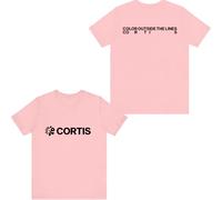 Cortis Merch Color Outside The Lines T-Shirt Fashion Men Women Short Sleeve Korean Team Graphic Tee (Pink,S)