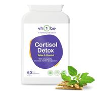 Cortisol Detox & Adrenal Support Supplement - Ashwagandha KSM-66, Magnesium & Adaptogens for Stress Relief, Cortisol Blocker for Belly Fat, Sleep & Hormone Balance - 60 Vegan Capsules by vh1be