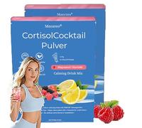 Cortisol Drink Sachet,Cortisol Reducing Supplements for Calm,Calm Drink for Focus & Recovery,Calms Cortisols Drinks Packet,Clean Formula,2PC