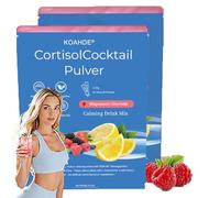 Cortisol Drink Sachets,Ultra Calm Magnesium Drink Mix,Cortisol Reducing Supplements for Calm, Promotes Focus & Stress Relief, Clean Formula 2PC