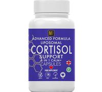 Cortisol Reducing Supplement 6000mg | 120 Capsules | 1-A-Day 4 Month Supply | Liposomal Max Absorption | Ashwagandha, L-Theanine, Rhodiola Rosea, Magnesium, Vitamin B6 & B12 | Stress Relief & Calm