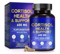 Cortisol Reducing Supplement for Stress Balance, 90 Count Cortisol Support Supplement with Ashwagandha, Rhodiola, L-Theanine & B Vitamins Antioxidant & Metabolic Support - Daily Stress & Focus Support