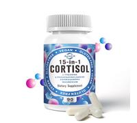 Cortisol Reducing Supplement with Ashwagandha - Reduce Lower Cortisol High Cortisol Reducer Blocker Control - Supports Stress Mood Rest Adrenal Calm Relax with Ashwagandha L-Theanine Magnesium