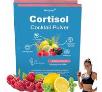 Cortisol Reducing Supplements for Calm,Cortisol Drink Sachet,Calm Drink for Stress Relief,Calms Cortisols Drinks Packet,Clean Formula,2PC