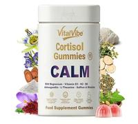 Cortisol Supplements for Women & Men, 26-in-1 Formula with Ashwagandha, L-Theanine & Magnesium Glycinate, Natural Mood & Focus Support, Healthy Cortisol Levels, 60 Gummies, 30 Day Supply