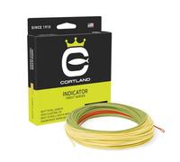 Cortland Indicator Fly Line, Fire Orange/Olive/Pale Yellow 90ft, WF4F