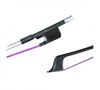 Coruss Carbon French Double Bass Bow 3/4 Purple Hair