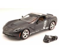 Corvette Stingray 2014 Safety Service and Security Matt Black 1:18 Model 36212