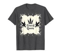 Corvid Queen: Mystic Raven Royalty for Nature Lovers T-Shirt, Men, Dark Heather Grey, 4XL