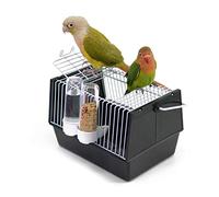 Corwar 9836 Portable Bird Out Cage Small Animal Carrier With 2 Feeders Bird Transport Cage For Small Budgie Finch Canary Parakeet Pet Supplies kindness ordinary
