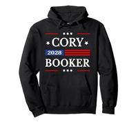 Cory Booker 2028 For President Booker 2028 American Flag Pullover Hoodie