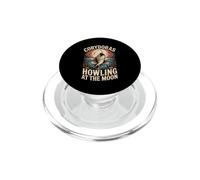 Corydoras Howling at the Moon Catfish Aquarium PopSockets PopGrip for MagSafe