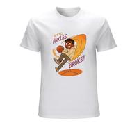 Coryxkenshin Get Yo Ankles Broke Let's Play Men's Cotton Fashion Performance Basic Short Sleeve t-Shirt Size 3XL White