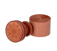 Corzetti Stamp - Edelweiss Wooden Pastry Cutter Mold for Ligurian Corzetti | 53mm Diameter