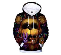 Cos-Animefly Horror Bear Cosplay Hoodies Unisex Cosplay Sweatshirt Costume Jacket Coat Man Women Boys Girls Pullover Hoodies