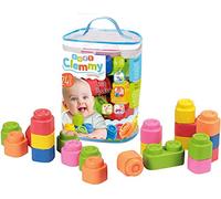 Clementoni- Baby Clemmy Soft Blocks (24pcs) - Safe & Scented Building Set for Sensory Play & Early Learning (6+ Months)