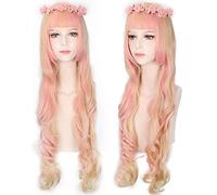 cos wig Lolita wig universal long curly straight short hair multi color:PL-189