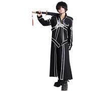 Cos2be SAO Anime Sword Art Online Kirito Cosplay Costume(SAO I,Men-XXL)