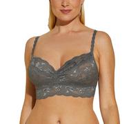 Cosabella Women's NSN SOFT BRA - SWEETIE Soft Cup Lace Everyday Bra - grey - Medium