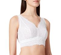 Cosabella Women's PRET Curvy Long Bralet Bra, White, Small