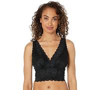 Cosabella Women's Say Never Curvy Plungie Longline Bralette Plunge Bra, Black, S