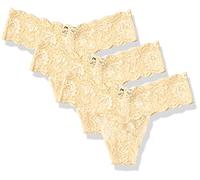 Cosabella Women's Say Never Cutie Low Rise Thong 3 Pack Panties, Blush/Blush/Blush, One Size (Pack of 3)