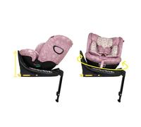 COSATTO All in All Extra i-Size 360° Spin Rotating Car Seat - 360° Swivel, Group 0+123, 0-36 kg, 0-12years, ISOFIX, ERF, Exclusive Anti-Escape System (Camille)