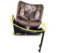 COSATTO All in All Extra i-Size 360° Spin Rotating Car Seat - 360° Swivel, Group 0+123, 0-36 kg, 0-12years, ISOFIX, ERF, Exclusive Anti-Escape System (Tiger Tale)