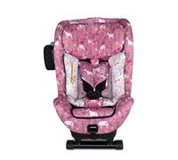 Cosatto Axkid Mini Kid 4 Car Seat - Extended Rear Facing Car Seat Suitable to 125cm or 36kg Approx 7 Years, iSize R129 Swedish Tested with Extra Leg Room (Unicorn Garden)