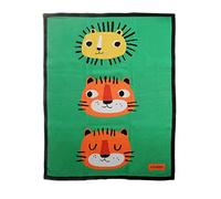 Cosatto Baby Blanket 90x70 cm, 100% Combed Cotton Knitted Blanket | Ultra-Soft Blanket for Cot, Pram & Snuggles - Easy Tiger Design - Newborn Essentials Gift Set