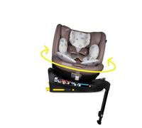 COSATTO Come & Go 2-360° Rotate Car Seat, Birth to 4 Years (0-105cm), Group 0/0+/1 ISOFIX Integrated Base, R129, ERF, Side Impact Protection, 5 Point Plus Anti Escape (Lollop)