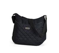 Cosatto Deluxe Baby Changing Bag - 2 Inner Pockets, Insulated Bottle Holder, Wipe Clean Change Mat, Keyholder & Adjustable Shoulder Strap (Black Silhouette)