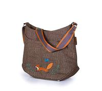 Cosatto Deluxe Baby Changing Bag - 2 Inner Pockets, Insulated Bottle Holder, Wipe Clean Change Mat, Keyholder & Adjustable Shoulder Strap (Foxford Hall)