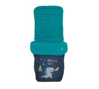 Cosatto Universal Footmuff - Cosy Toes, All Season Luxury Quilted Pram, Pushchair, Stroller Liner Liner, Washable, with Kangaroo Pouch for Hands, Fairy Tale Dragon