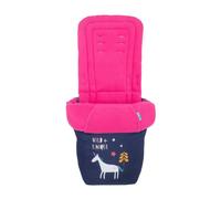 Cosatto Universal Footmuff - Cosy Toes, All Season Luxury Quilted Pram, Pushchair, Stroller Liner Liner, Washable, with Kangaroo Pouch for Hands, Fairy Tale Unicorn