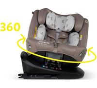 COSATTO Get Set GRO iSize Car Seat - 360° Rotating Swivel Spin - Group 0+123, 0-36 kg, 0-12years, ISOFIX, Top Tether, Extended Rear Facing, Exclusive Anti Escape System Included (Lollop)